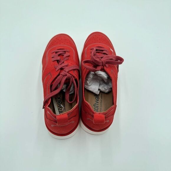 SoftWalk Women’s Stella Red Sneakers Sz 8 - Picture 5 of 8